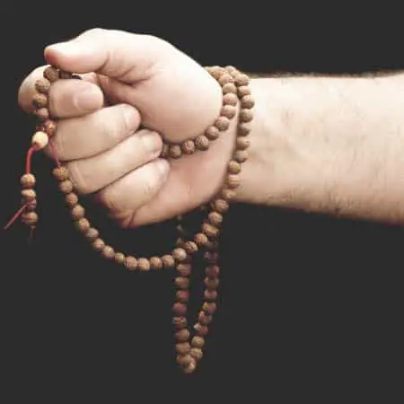 Praying beads to chant om Namah Shivaja 10 times