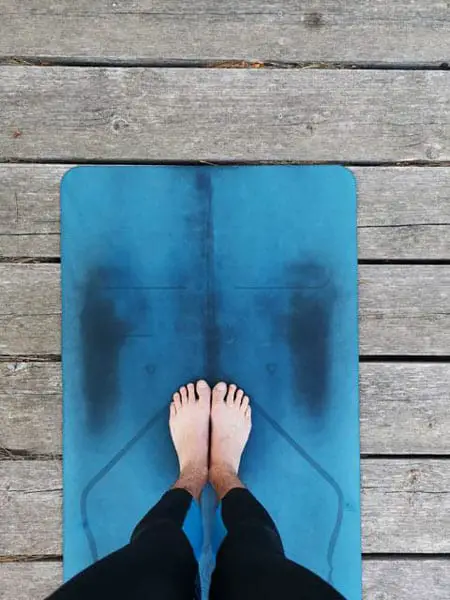 Why I have spots on yoga mat