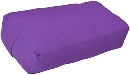 Purple zafu pillow