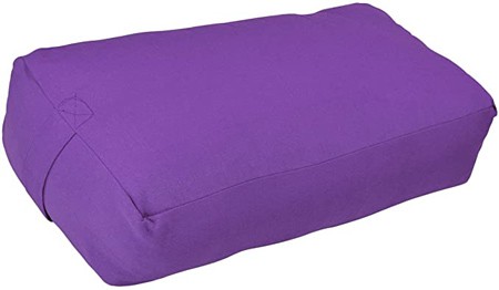 Purple zafu pillow