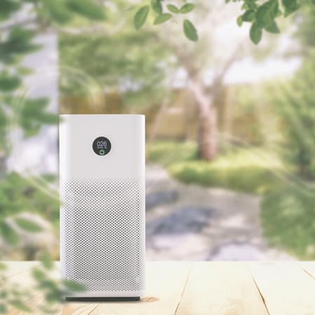 Air purifier for yoga room