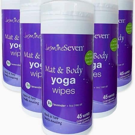 yoga mat wipes by Jasmine Seven