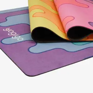 colorful suede yoga mat yogigo