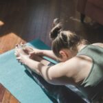 seated yoga pose for tight shoulders